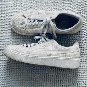 PUMA basket platform woven